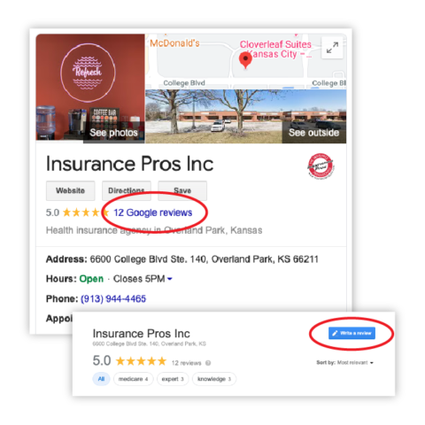 Leave a Review - Insurance Pros